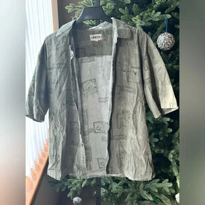 Campia moda xl cotton button down Hawaiin shirt